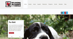 Desktop Screenshot of animalallianceok.org